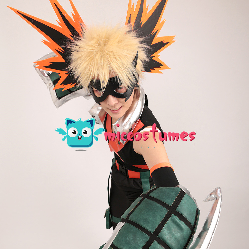 Костюм для косплея Bakugou моя геройская Академия Katsuki Bakugo Kacchan,  костюм для косплея с маской и перчатками - История цены и обзор | Продавец  AliExpress - miccostumes Official Store | Alitools.io