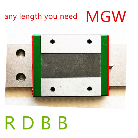 Линейная направляющая MGW15, линейная направляющая 350 мм + длинная направляющая MGW15H или MGW15C для деталей с ЧПУ ► Фото 1/1