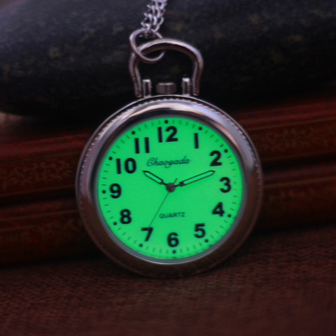 CYD женские и мужские детские карманные часы 2022, большие кварцевые часы для студентов с цепочкой для ключей, медсестры, медицинский светящийся карманный Часы ► Фото 1/1