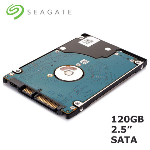 Внутренний жесткий диск Seagate для ноутбука, 2,5 дюйма, 120 ГБ, SATA 150, 2 Мб/8 Мб, 5400-7200 об/мин ► Фото 1/1