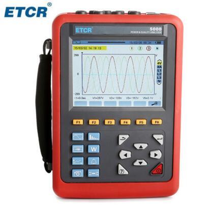 ETCR5000 цифровой 3-фазный анализатор мощности, тестер с анализатором качества мощности с датчиком ETCR040B ► Фото 1/1