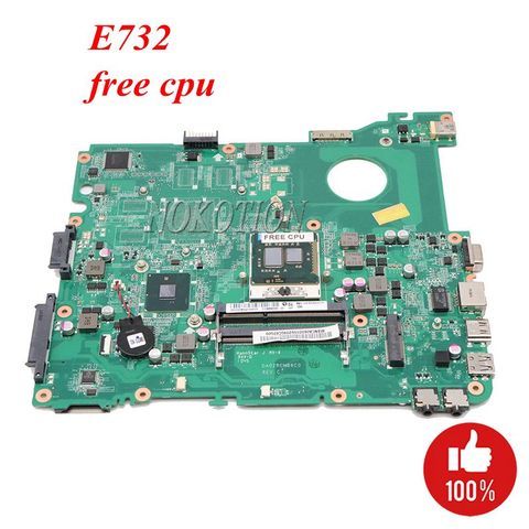Материнская плата NOKOTION MBNCA06001 для ноутбуков ACER eMachines E732, DA0ZRCMB6C0 HM55 DDR3, бесплатный процессор ► Фото 1/1