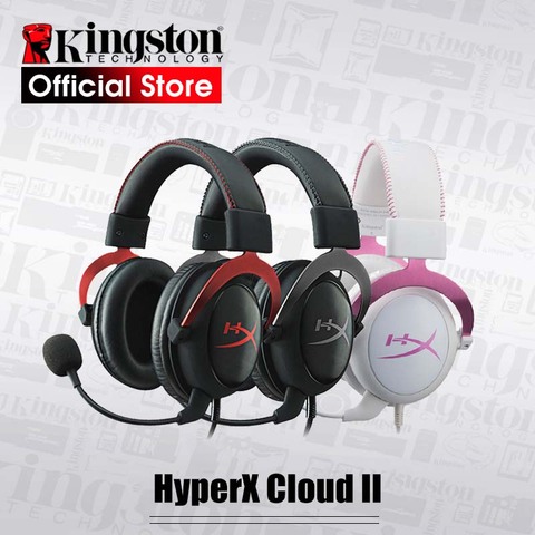 Игровая гарнитура Kingston HyperX Cloud II с Микрофоном Hi-Fi 7,1, игровые наушники с объемным звуком для ПК и PS4 ► Фото 1/1