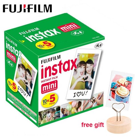 Пленка Fujifilm Instax Mini, 50 листов, фотобумага с белыми краями для Instax Mini LiPlay 11 9 8 70 90, мгновенная пленка для камеры ► Фото 1/6