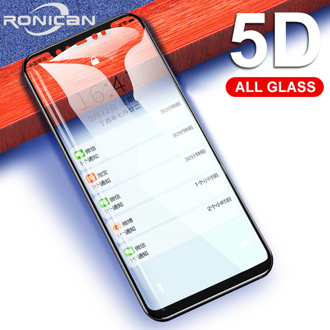 Закаленное стекло 5D с полным покрытием для Xiaomi Mi A1 A2 A2 Lite Mix2s Mi8 SE F1, Защита экрана для Redmi Note 4X 6 6A Note 5 6 Pro S2 ► Фото 1/1