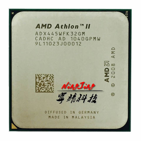 Трехъядерный Процессор AMD Athlon II X3 445 3,1 ГГц ADX445WFK32GM разъем AM3 свяжитесь с продавцом X4 440 ► Фото 1/1