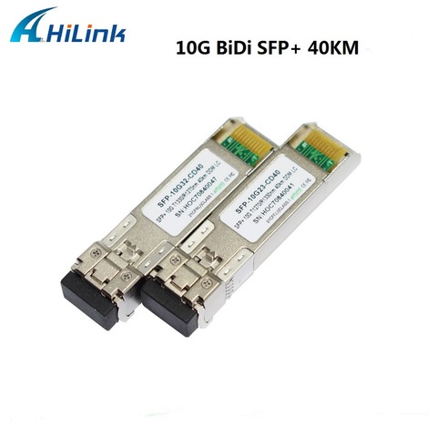10G WDM SFP+ bidi T1270/R1330nm T1330/R1270nm ,20km ,40km 60km ,BIDI SFP+ Compliant with SFP+ with LC connector ► Фото 1/4