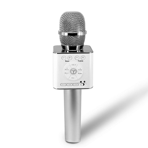 Беспроводной микрофон для караоке Tosing Q9 04, Bluetooth колонка 2 в 1, ручной переносной KTV плеер для пения и записи для iOS и Android ► Фото 1/6