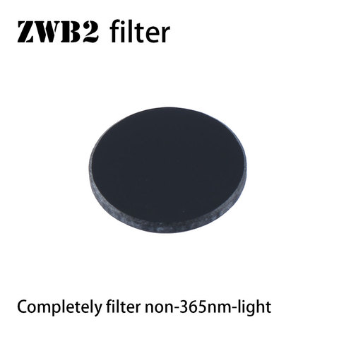 Фильтр ZWB2 для УФ-лампы 365 нм, диаметр 20,5 мм, толщина 2 мм ► Фото 1/2