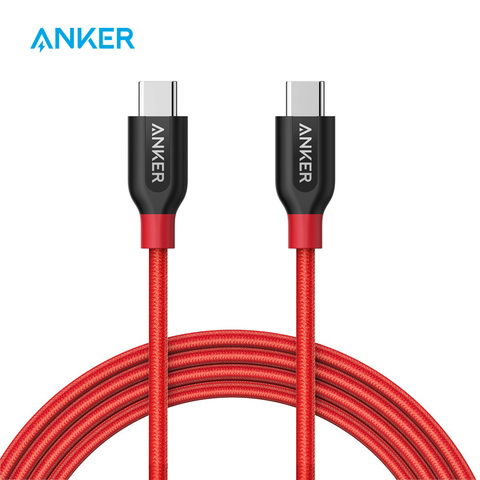 Высокопрочный кабель Anker Powerline + C-C 2,0 для устройств USB Type-C, MacBook,Matebook,iPad Pro 2022,Galaxy,Pixel,Nexus и т. Д. ► Фото 1/6