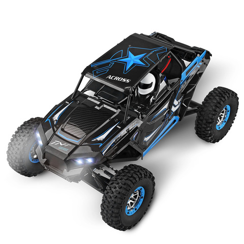 RC автомобиль Wltoys 10428-B 1/10 2,4G 2CH 4WD 30 км/ч электрический рок матовый внедорожный гусеничный w/светодиодный фонарь RTR RC альпинистский автомобиль ► Фото 1/1