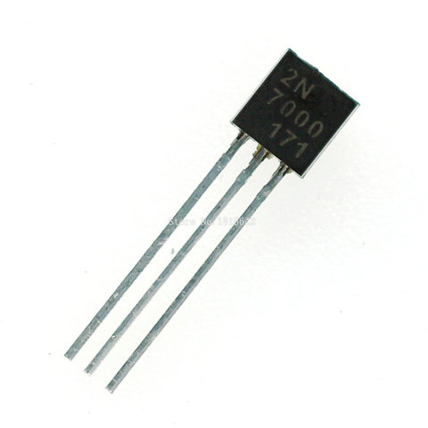 20 шт./лот 2N7000 TO92 MOSFET 200 mAmps, 60 вольт N-Channel TO-92 New ► Фото 1/2