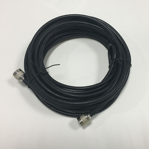 Коаксиальный кабель 75 Ом RG6, 10 метров, GSM бустер, ретрансляционный кабель N-type, антенный кабель для ретранслятора, для подключения наружной/внутренней антенны ► Фото 1/2