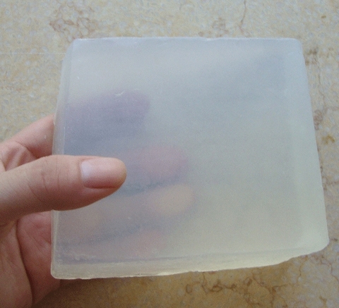 Прозрачное Мыло «сделай сам», 1 шт. = 1 кг, сырье для мыла ручной работы, глицериновое мыло для изготовления мыла ► Фото 1/2