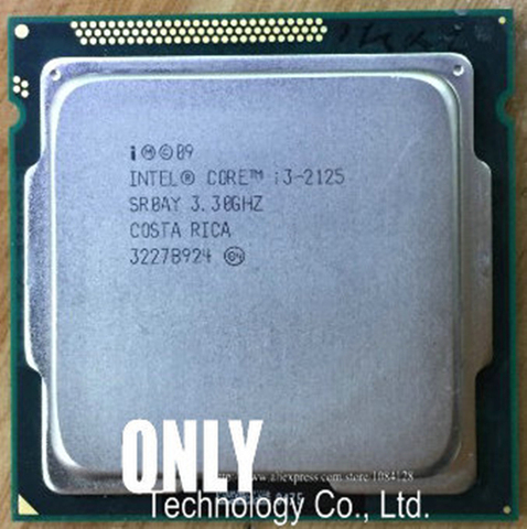 Процессор Core i3 2125, 3,3 ГГц, 3 Мб, 2 ядра, разъем 1155 ► Фото 1/1