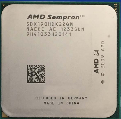 Процессор AMD Sempron X2 190x2 190, двухъядерный процессор для настольного компьютера, разъем 938 AM3 2,5 ГГц 45 Вт SDX190HDK22GM ► Фото 1/1