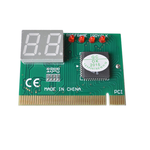Адаптер PCI Post Card для ПК, диагностический двухзначный Стандартный анализатор, пластиковый, металлический, с высокой стабильностью кода для к... ► Фото 1/6