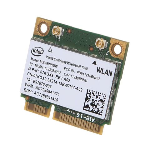 Беспроводная Wi-Fi WLAN Bluetooth Внутренняя сетевая карта для Intel 1030 11230BNHMW для Dell N4110 N7110 N5110 ► Фото 1/6