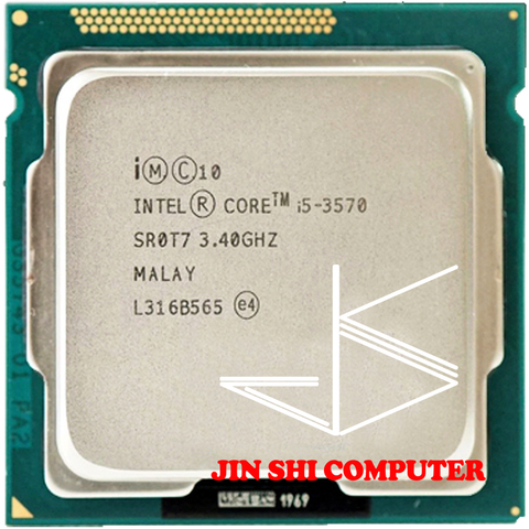 Процессор Intel I5 3570 i5 3570 четырехъядерный 3,4 ГГц L3 = 6 Мб 77 Вт Разъем LGA 1155 процессор для настольного компьютера ► Фото 1/2