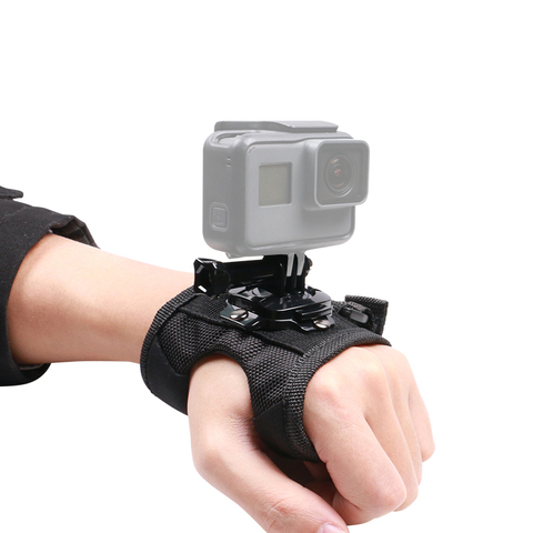 360 градусов ремешок на запястье ремень для крепления штатива для GoPro Hero 9 8 7 6 5 4 экшн-камеры кулак адаптер для Go Pro Аксессуары ► Фото 1/6