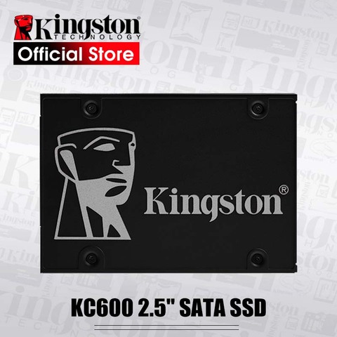 Внутренний твердотельный накопитель Kingston KC600, 256 ГБ, 512 ГБ, SATA 3, жесткий диск 2,5 дюйма, HD 3D TLC NAND 1024 ГБ SSD для ноутбука ► Фото 1/5