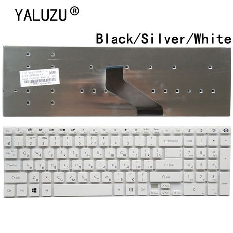 Клавиатура YALUZU для ACER Aspire V3, Новая черная клавиатура для ноутбука Aspire V3, с рамкой, без рамки, для моделей 1, 2, 5, 5, 5, 5, 4, 5, 5, 5, 4, 5, 4, 4, 4, 4, 4, 4, 5 ► Фото 1/6