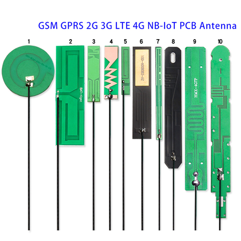 GSM/GPRS 2G 3G LTE 4G nb-iot модуль Встроенный на печатной плате схема антенна поверхностного монтажа разъем ipx IPEX интерфейсом RG1.13 12 см кабель 8dbi ► Фото 1/3