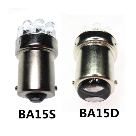 Светодиодсветодиодный лампа BA15D BA15S 15 мм 12 В 24 в 36 в красный ba15s зеленый ba15d синий ba15s 36 в LED ba15d 24 в красный ba15s 24 В синий светодиодный 12 в ba15d ► Фото 1/3