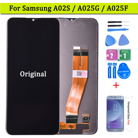 Оригинальный ЖК-дисплей 6,5 дюйма для Samsung Galaxy A02s A025, ЖК-дисплей с рамкой и сенсорным экраном, дигитайзер, ЖК-дисплей для Samsung SM-A025F A025G ► Фото 1/6