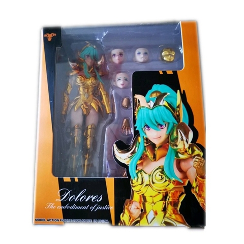 В наличии большие игрушки GT EX Saint Seiya Женская девочка Aries Sacred святая Contrackt Dolores Миф Ткань ПВХ Броня фигурка ► Фото 1/6
