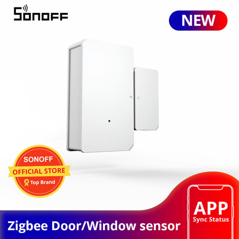 SONOFF SNZB-04 Zigbee умный дверной оконный датчик, Мини Датчик дверной сигнализации, работает с мостом SONOFF Zigbee для безопасности умного дома ► Фото 1/6