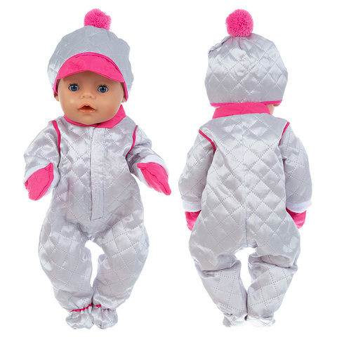 Новая модная зимняя кукольная одежда 2022, подходит для 18 дюймов/43 см, Детская кукольная одежда для новорожденных, аксессуары для куклы ► Фото 1/6