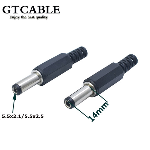 2/5/10 шт/партия DC005 5.5x2.1/5.5x2,5 мм электрические соединители 14 мм гнездо разъем провода клеммы адаптер 5,5*2,1/2,5 ► Фото 1/6