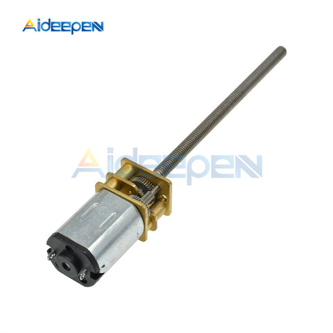 GA12-N20 DC 3V 6V 12V 15 30 60 100 200 800 1000RPM редуктор скорости с металлическим колесом коробки передач M3 * 55 винт для DIY ► Фото 1/1