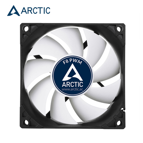 ARCTIC F8 PWM REV.2 чехол для компьютера 8 см вентилятор 4Pin PMW регулировка температуры 80 мм Cooler Master ► Фото 1/5