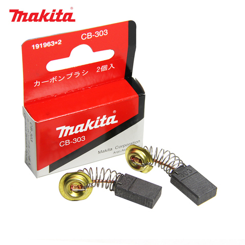 Оригинальные Углеродные щетки Makita CB303 5x11x17 мм для электродвигателей 9227 ► Фото 1/6