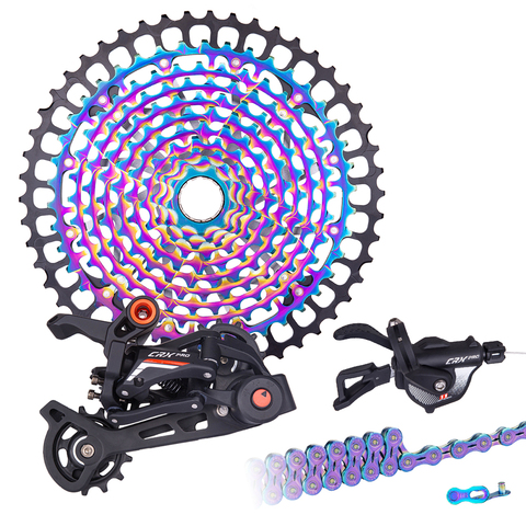 ZTTO Ultimate 1x11 MTB Groupset 9-50T 9-46T 11 задний переключатель скорости сцепления кассета, комплект велосипедов 11 s, 11 скоростей ► Фото 1/6