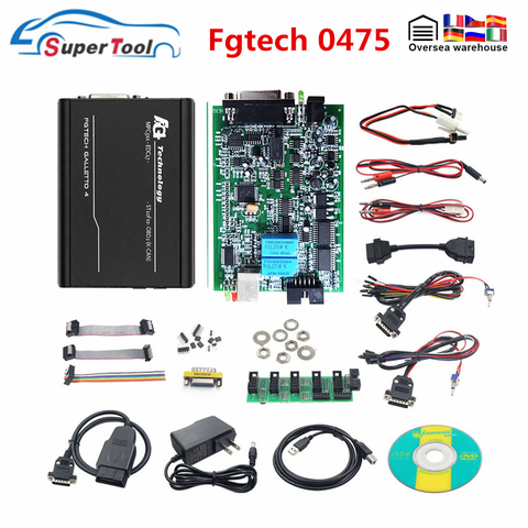 FGTech Galletto 0475 OBD2 Авто ECU чип Тюнинг инструмент FG Tech Galletto 4 Master EU 0475 V54 полный чип Поддержка BDM полная функция ► Фото 1/6