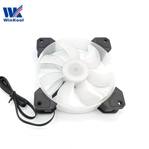 WinKool 12 см 5 вольт ARGB светодиодный вентилятор охлаждения Eclipse вентилятор подходит для 120 мм радиатора и ПК чехол 6Pin ► Фото 1/6