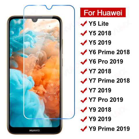 Защитное стекло 11D для Huawei Y5 Y6 Y7 Y9 Prime 2022, закаленное стекло Y5 Lite Y 5 6 7 9 Pro 2022, защитная пленка для экрана ► Фото 1/6