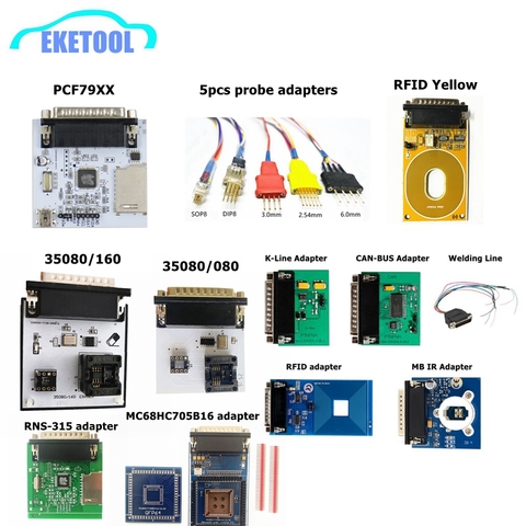 Адаптеры Iprog Φ + CAN адаптер MB IR adapter PCF79XX 5 шт. доказательный адаптер 35080/160 стирать для программатора IPROG + IProg Pro ► Фото 1/6