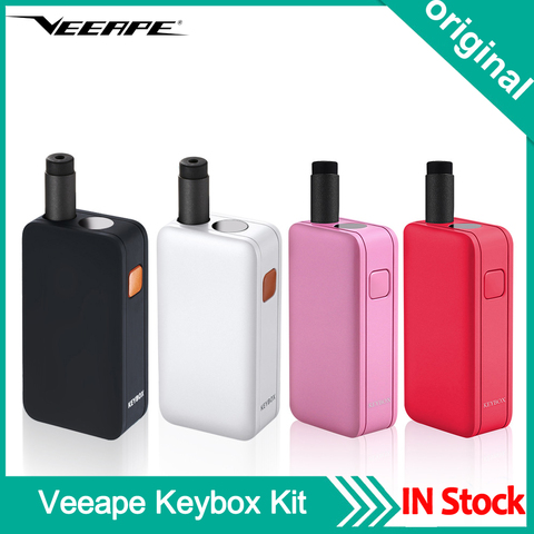 Оригинальный комплект Veeape KEYBOX Pod Vape 650 мАч мод с 1 мл V19 клиромайзер распылитель для ploomtech ploom tech комплект электронной сигареты ► Фото 1/1