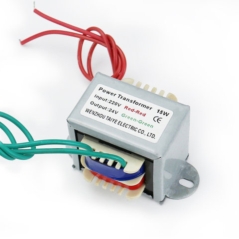 Понижающий трансформатор AC9V 12V 24V, трансформатор питания AC380V к AC24V 15W/VA, электронный трансформатор напряжения ► Фото 1/6