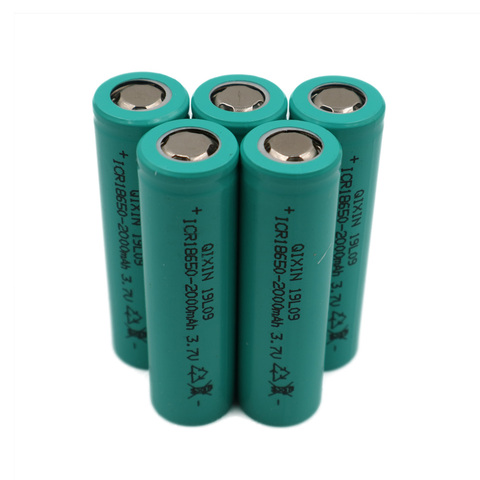 C & P 18650 литий-ионные батареи 2000 mAh разрядный ток 20A с большим увеличением Электроинструмент кальян с аккумулятором электронная сигарета ► Фото 1/6