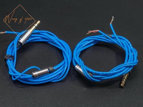 Новый обновленный синий посеребренный кабель для KOSS Porta Pro Portapro PP, наушники-гарнитуры ► Фото 1/6