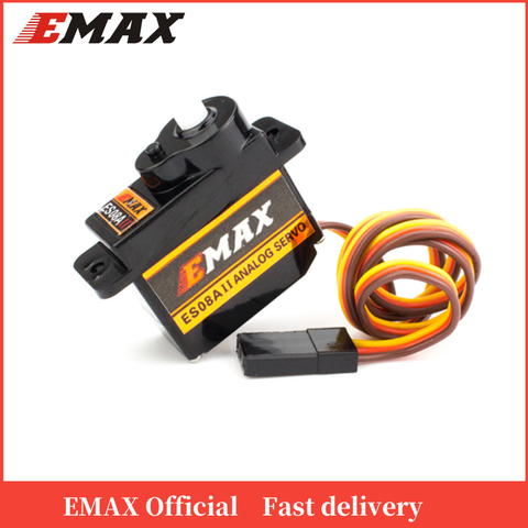 Официальный EMAX ES08A II микро сервопривод пластиковая Шестерня 1,8 кг/сек для моделей RC ► Фото 1/2