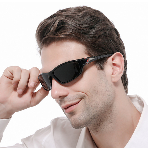 Солнцезащитные очки VIVIBEE зеркальные для мужчин и женщин, спортивные поляризационные аксессуары, стрейч, ночное видение, для вождения, красные, 100% ► Фото 1/6