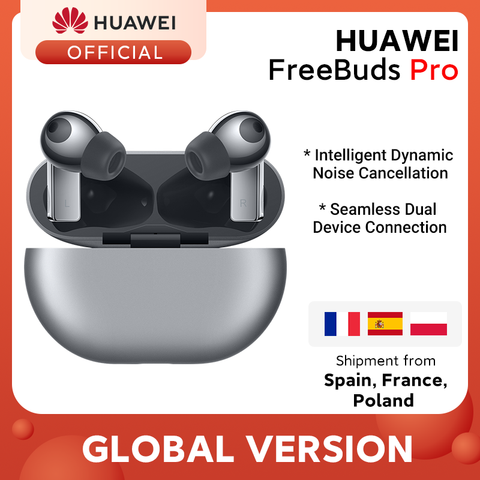 Новое поступление глобальная версия HUAWEI Freebuds Pro Smartearphone Qi Беспроводная зарядка ANC функция для Mate 40 Pro P30 Pro 