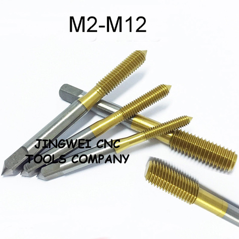 Высококачественный Экструдированный кран hssco, кран для формирования резьбы M2M3 M4 M5 M6 M8 M10 M12, стандартный кран для экструзии с Оловянным покрытием ► Фото 1/1
