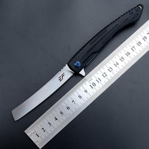 Складной нож Eafengrow EF944 D2 Steel G10, портативный плоский Походный нож для выживания, охоты, повседневного использования, открытый инструмент EF ► Фото 1/6